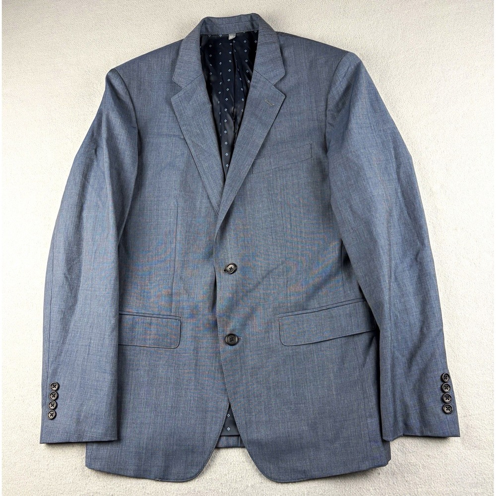 Bonobos Marzotto Italian Wool Blazer Men's 40R Slim Fit Blue